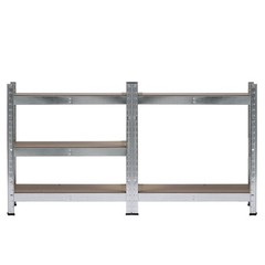 5 Tier Shelving Unit Adjustable Garage Storage Utility Rack Shelves