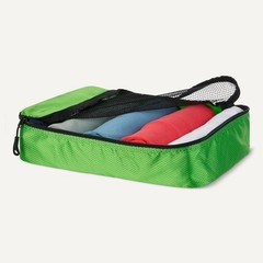Amazon Essentials 4-Piece Packing Cubes Travel Accessories Set, Luggage Organize