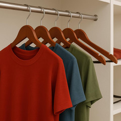Cherry Wood No Slip Coat Hangers – 24 Pack for Elegant Organization