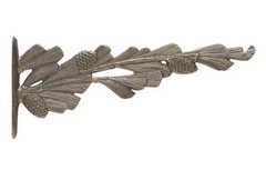 French Bronze Pinecone Nature Hook