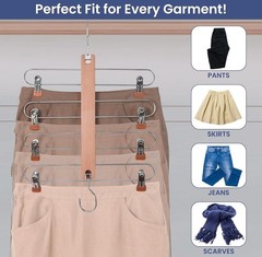 2- Pack- USTECH 6-in-1 Multi-Tier Closet Organizer Heavy-Duty Space Saver Hanger