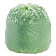 Stout by Envision E3039E11 1.1 mil. 30 gal. Compostable Bags – Green (48/BX) New