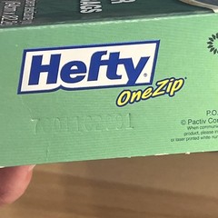 Hefty One Zip Sportsman XXL 3 Bags 22 Gallon Zipper Outdoor Heavy Duty Bags NEW