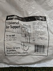 ClosetMaid 5-1/2 in. H Conversion Hang Rod Support Bracket #5655
