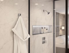 363rh Duro Wallmounted Robe Hook In Polished Chrome