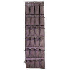 24 Pocket Shoe Door Hanging Organizer Storage Rack Bag Closet Holder Door