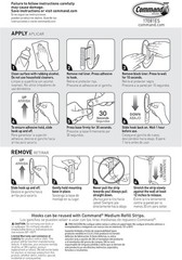 Command Medium Designer Hooks, 2 Hooks and 4 Command Strips, Damage-Free Hanging
