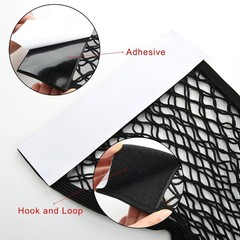 Universal Mesh Cargo Net Wall Sticker Organizer Pouch Bag Storage Mesh Net fo…