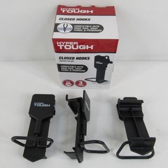Hyper Tough Closed Hooks 3 Pack Tool Organizing Compatible Snap Panel Pegboard