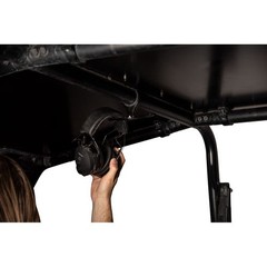 UTV Dual Headset Hanger Universal Fit Roll Cage Mounted 1-3/4″ – 2″ with Pola…