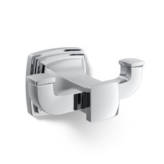 27411-CP Riff® Double Robe Hook, Polished Chrome
