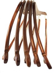 Wooden Hangers Beautiful Sturdy Suit Curved Hangers Great for Travelers Heavy…