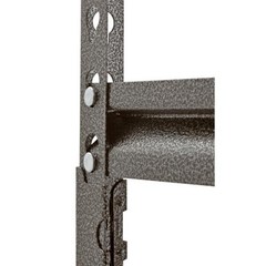 Muscle Rack 0001756711485 5-Shelf Steel Shelving, Silver-Vein, 18″ D x 36″ W x