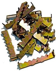 Premium Quality 1-3/4″ Brass Plates Nailess Sawtooth Hanger – 50 Pack