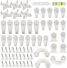 100PCS Concrete Wall Hooks Cinder Block Wall Hangers,Picture Hangers for Concret