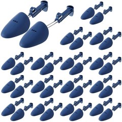 Honeydak 20 Pairs Plastic Shoe Stretcher 9.25-12.20 inches, Dark Blue