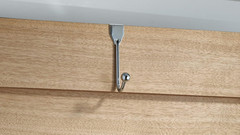 Utility Metal Single Over-The-Door Hook, Chrome