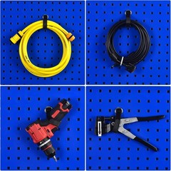 Heavy Duty Magnetic Hooks Tool Holders 40LBS Garage for Storing Cables Ropes