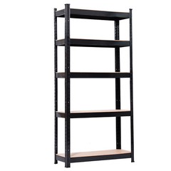 59 in 5 Tier Heavy Duty Metal Warehouse Shelving Rack Unit Garage Storage Shelf