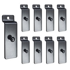 Metal Slatwall Utility Hooks, 10pcs Commercial Slatwall Picture Hook Notch Pi…
