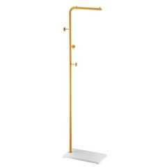 VEVOR Coat Rack Freestanding Coats Rack with Quartz Stone Base & 3 Round Hooks