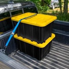 Heavy Duty Industrial Storage Tote Stackable Plastic Bins Utility Organizers