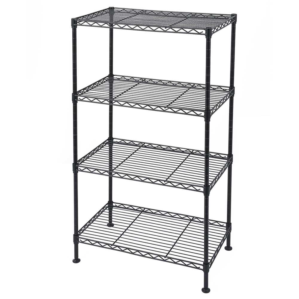 4-Tier Industrial Welded Wire Shelving, free ship, USA Warehouse, in stock