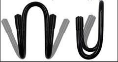 6 Pack Flexible Over The Seat Hard Hat Rack Holder for Vehicle Truck Car
