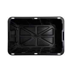 27 Gal. Tough Storage Tote in Black and Red