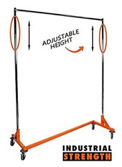 Industrial Strength Z Rack with Built-in Height Extensions – Orange