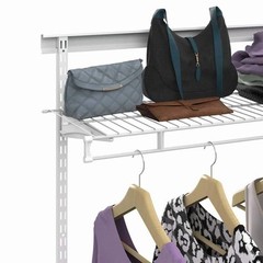 Wire Shelf ClosetMaid 6ft x 12in Ventilated with Rod Vinyl Coated Closet Storage