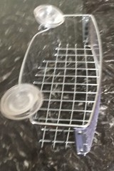 45950 InterDesign Shower Basket 4 in. H x 5.3 in. W x 10 in. L Clear Plastic
