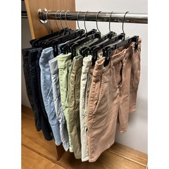 Recycled Black Heavy Duty Plastic Pants & Skirt Bottom Hangers W