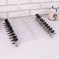 20Pcs/10Pcs/5Pcs Stainless Steel Dress Hanger Trousers Clips Skirts Clip Clothes