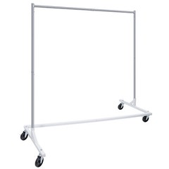 Heavy Duty Garment Rack Rolling Clothes Rack Collapsible Clothing Rack On Wheels