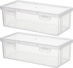 Bread Stora Box Airtight Plastic Container 7.48X3.74X2.36In