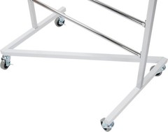 Z-Truck Clothing Hanger Storage 30″ x 22″ x 60 ½” Chrome Rolling Organizer Rack