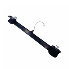 10 Pc 12″ Plastic Pants Hanger Clothes Hangers Clothing Pants Hangers – BLACK