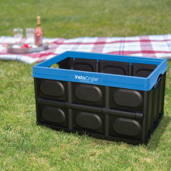 3 Pack Greenmade Instacrate Collapsible Plastic Storage Bin Basket 12 Gallon New