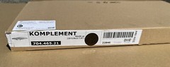 NEW Ikea KOMPLEMENT 704.465.21 pants hanger black-brown 19 5/8 x 22 7/8