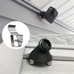 10Pcs Vinyl Siding Clips Hooks Heavy Duty Hanger No-Hole Needed Outdoor Cameras