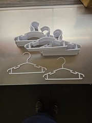 50 Kids Plastic Hangers, Children’s Hangers for Baby, Toddler, and Child Clothes