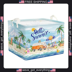 Beach Storage Bin Waterproof Polyester with Handle 36L