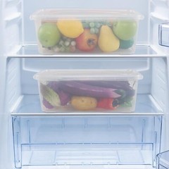14 Quart Clear Latching Box, Plastic Storage Container Bins with Lids Set of 4