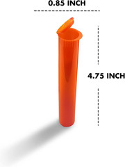 10 Pack Plastic Storage Tubes with Snap Lids – Airtight Waterproof Small Item Co