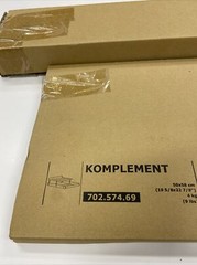 Ikea Komplement Dark Gray 702.574.69 Pull Out Shoe Shelf 19 5/8 x 22 7/8 Pax