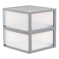 Stackable Modular Plastic Storage Bins Ideal Closet Garage Organization New