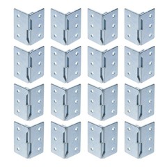 16 Set(32pcs) Trailer Wood Sides Bracket Heavy Duty Trailer Rack Corner Conne…