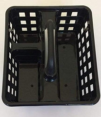 Divided 3-Compartment Plastic Storage Caddy with Handle 10×8.75×7.5 Home Dorm