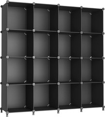 Cube Storage Organizer, 16 Cube Closet Organizer, Stackable Storage Cube Shelve